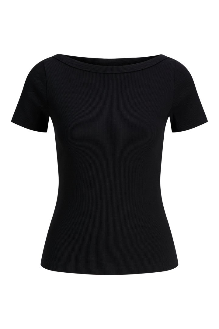 Jjxx - Jxfifi Str Ss Boatneck Tee - 5179394 Black