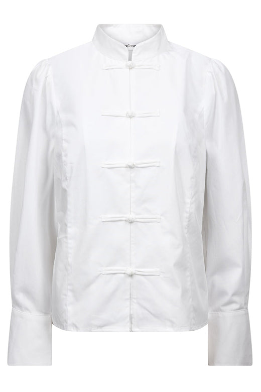 Co´Couture - Viannecc Button Shirt 506464 - 10001 - White