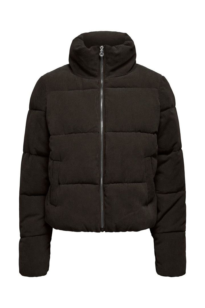 Only - Onlnewdolly Corduroy Puffer - 5118407 Chocolate Torte Big Corduroy Pattern