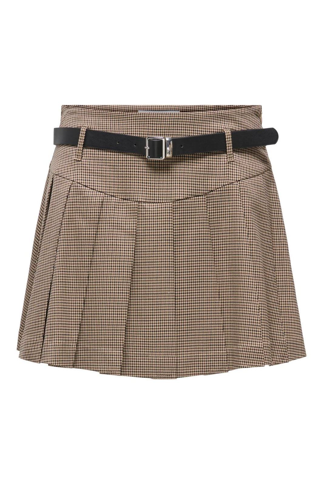 Only - Onlhollis Belt Check Skirt Tlr - 5066070 Amphora Slate Black & Black