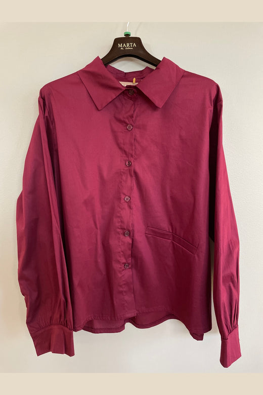 Marta Du Chateau - Mdcvaila Shirt 8926 - Wine