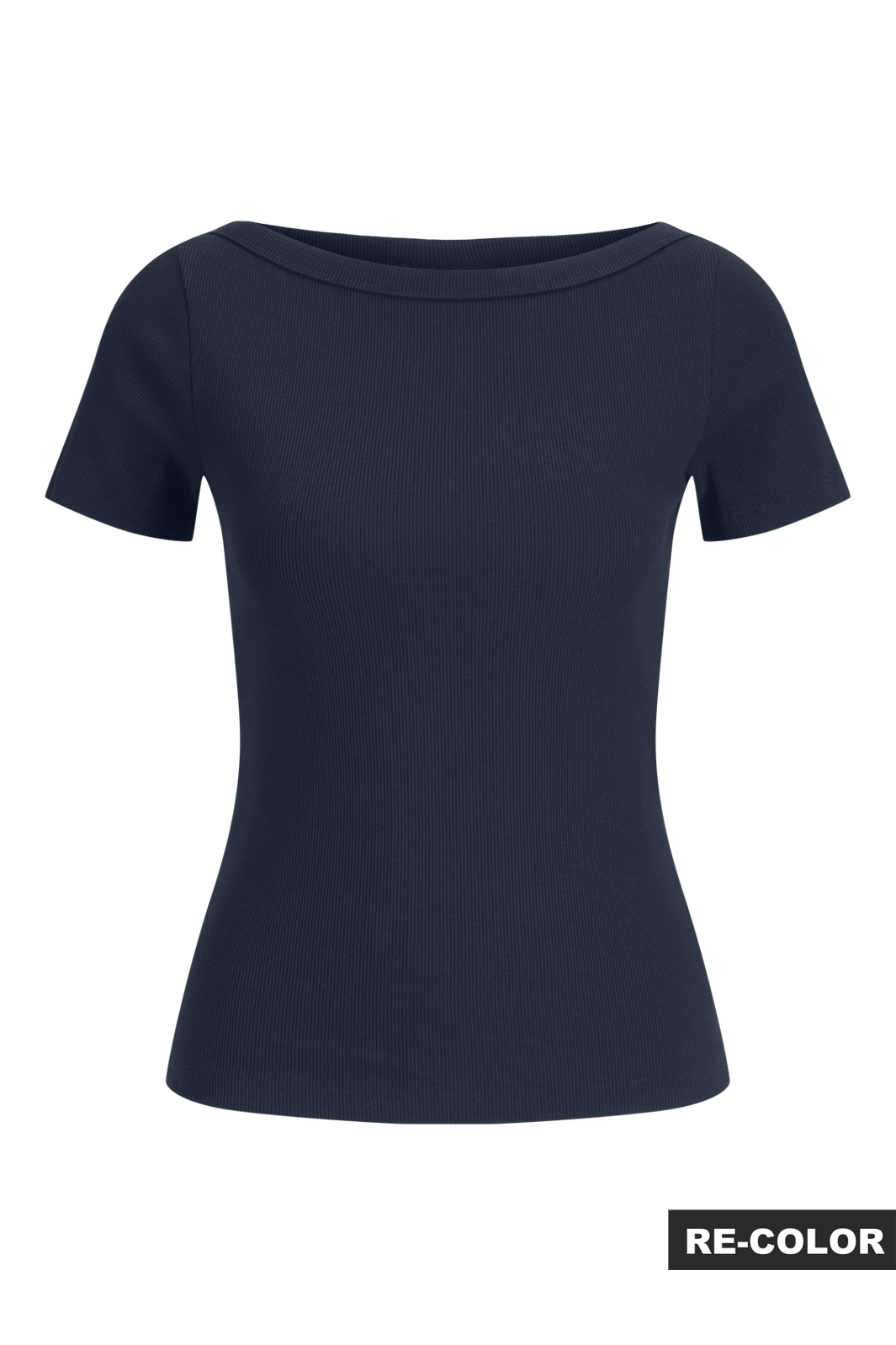 Jjxx - Jxfifi Str Ss Boatneck Tee - 5267249 Navy Blazer