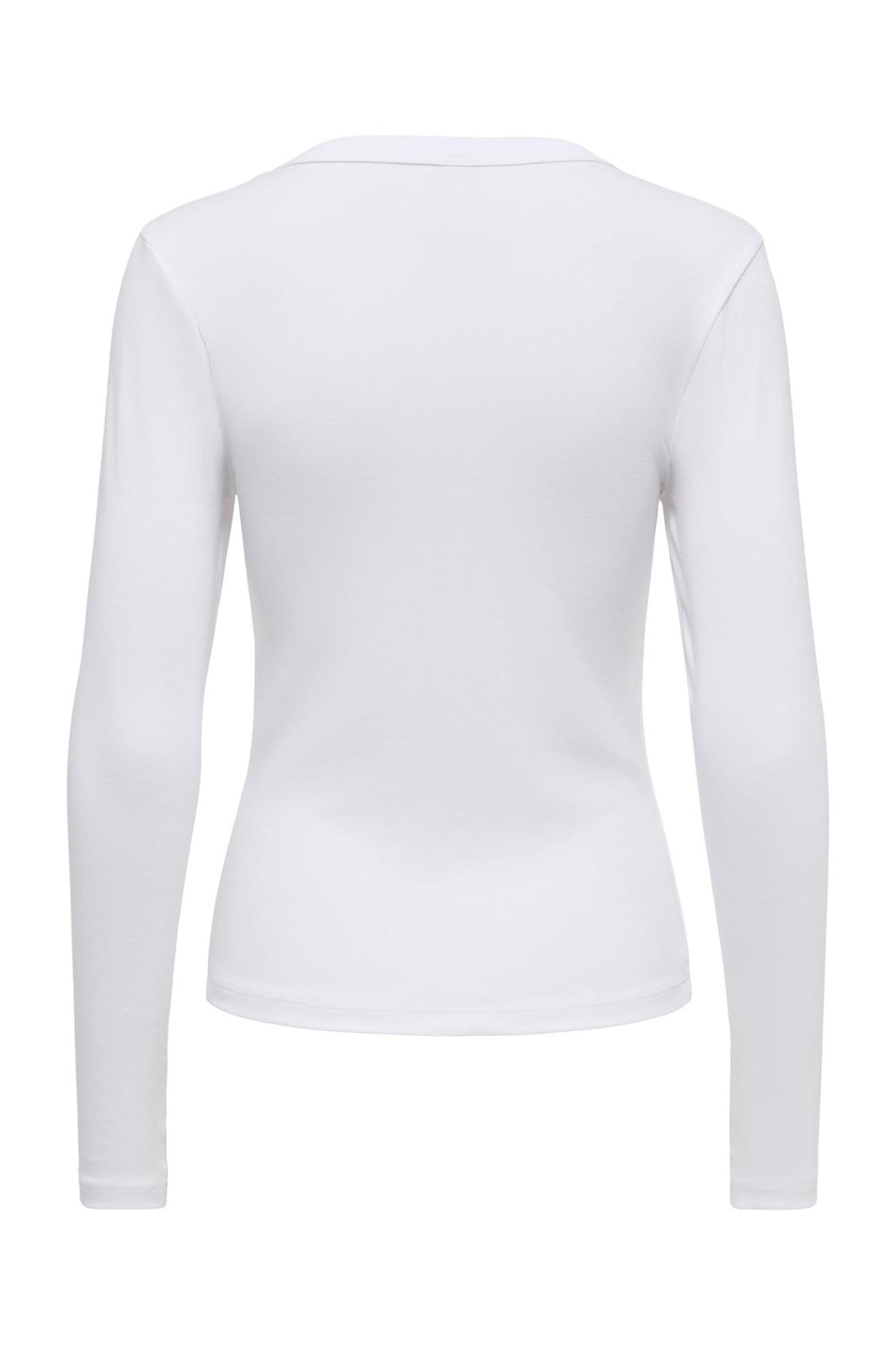 Only - Onlriley L/S V Neck Top - 5263442 Cloud Dancer