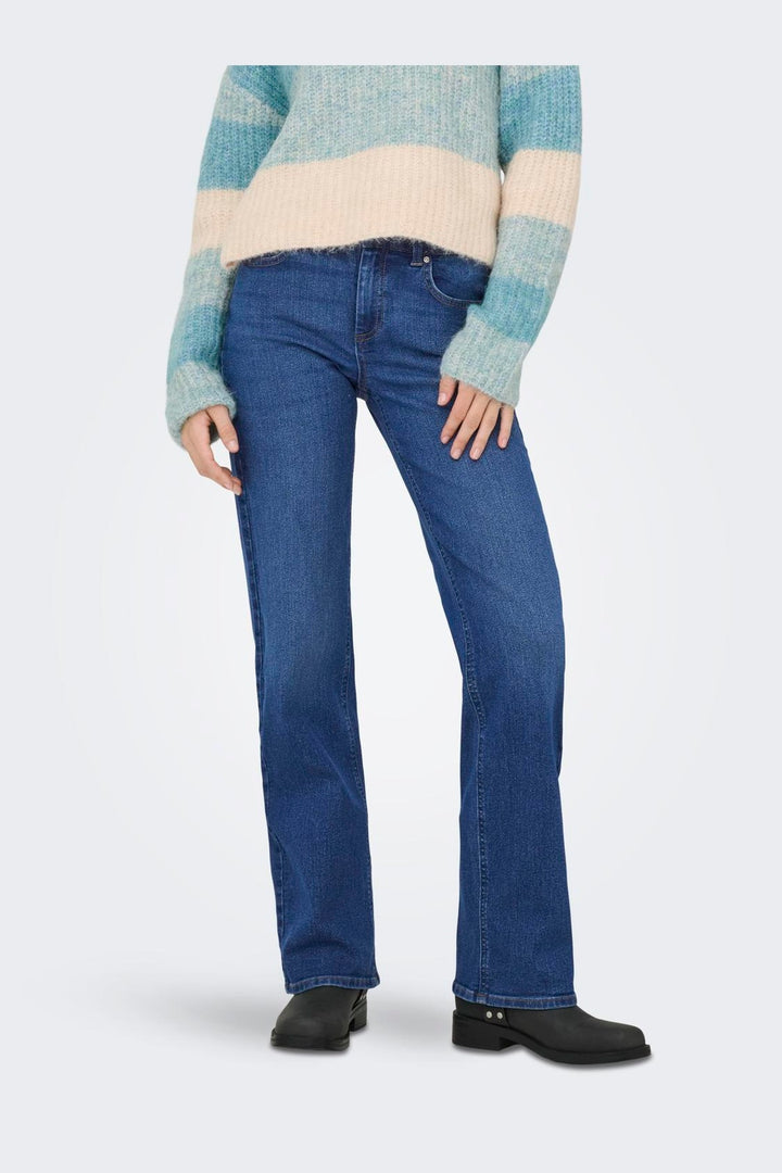 Only - Onldarla Mid Straight Pim Esp - 4922006 Medium Blue Denim