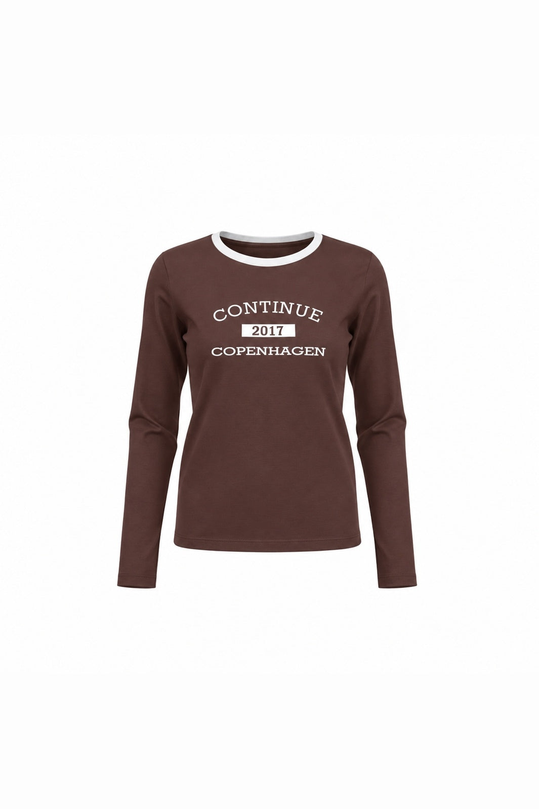 Continue - Dea T Shirt Long Sleve 15341 - Brown