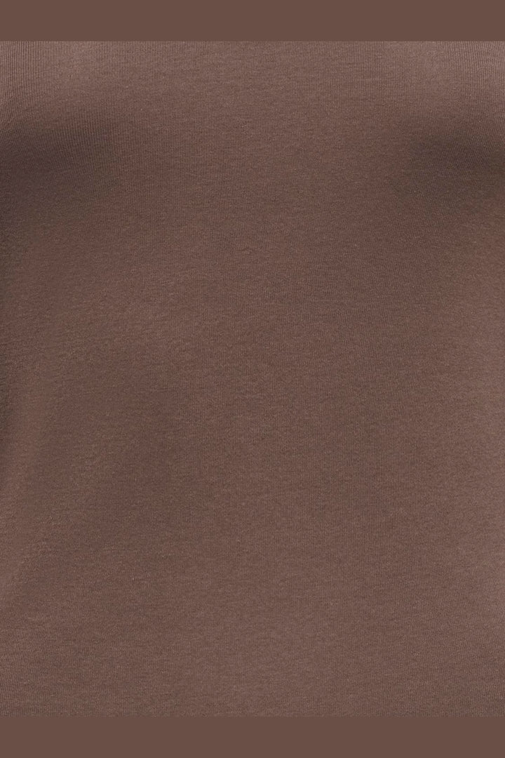 Only - Onlriley L/S V Neck Top - 5263437 Chocolate Martini