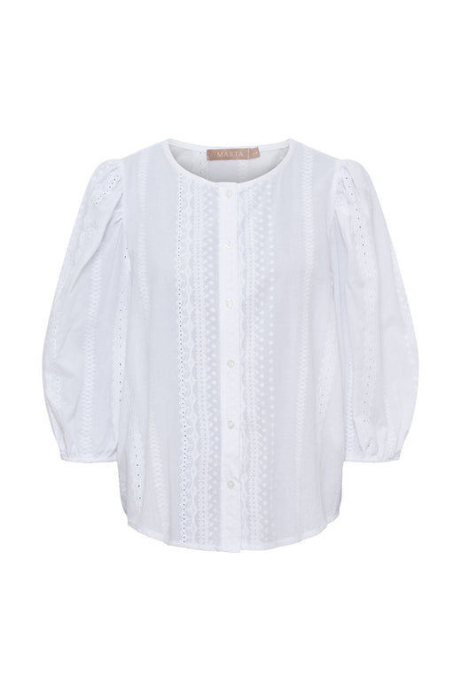 Marta Du Chateau - Mdcvalessia Blouse 58136M - White