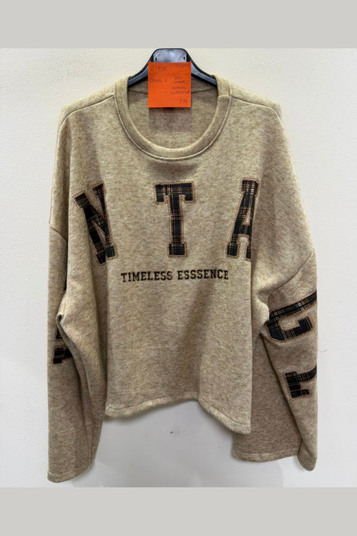 Marta Du Chateau - Mdcstardust Sweatshirt 2784B - Camel