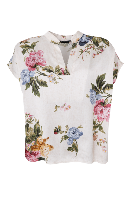 Black Colour - Bczalina Ss Blouse 41262 - Creme