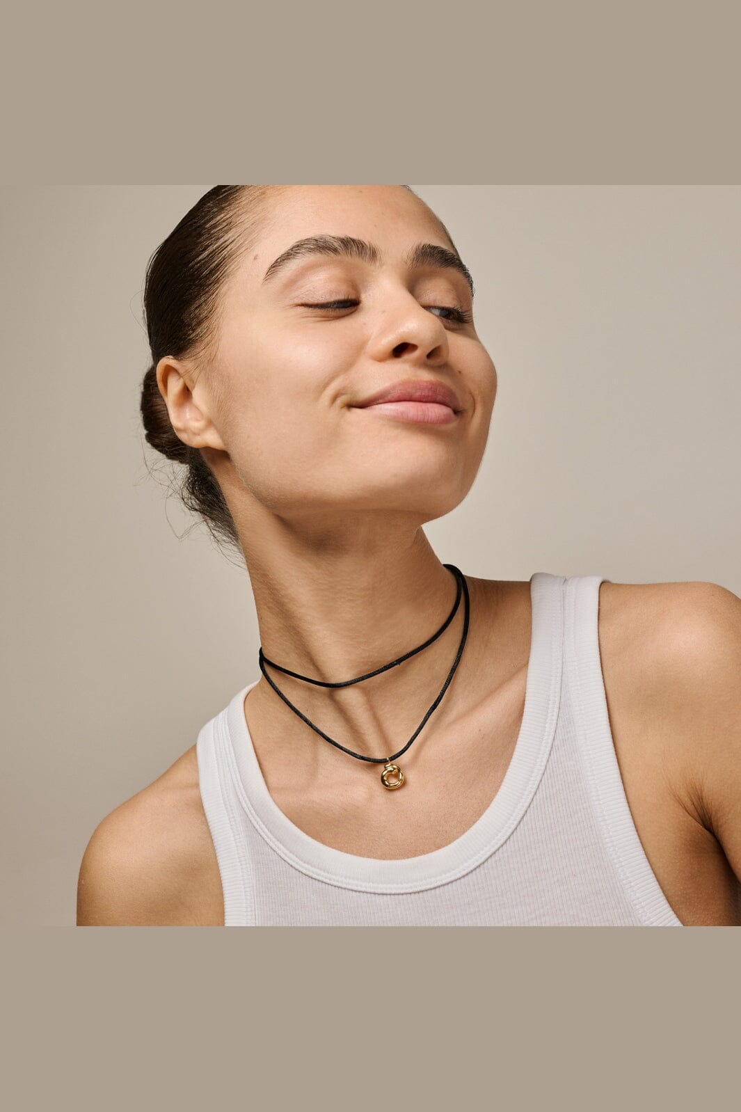 Enamel Copenhagen - Necklace, Sora Tie N144G - 925S/Gp