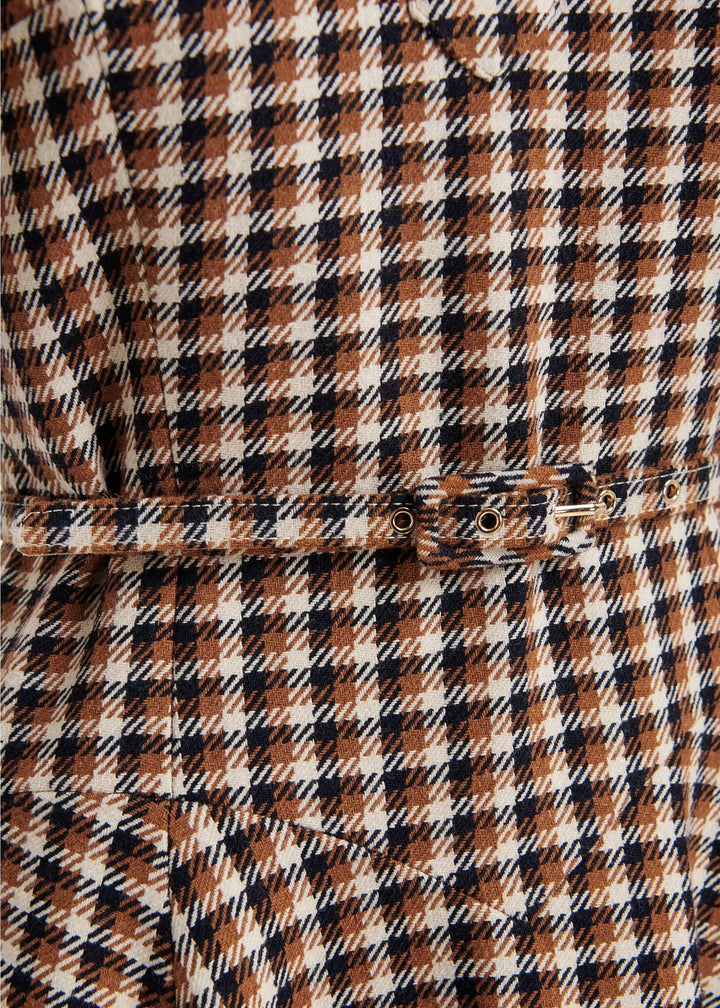 Essentiel Antwerp - Kin Fitted Shirt Dress - K1bw Combo1 Brown Sugar Kjoler 