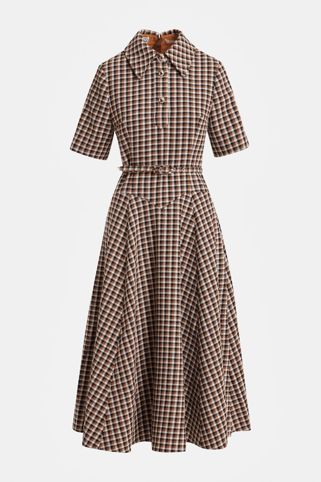 Essentiel Antwerp - Kin Fitted Shirt Dress - K1bw Combo1 Brown Sugar Kjoler 
