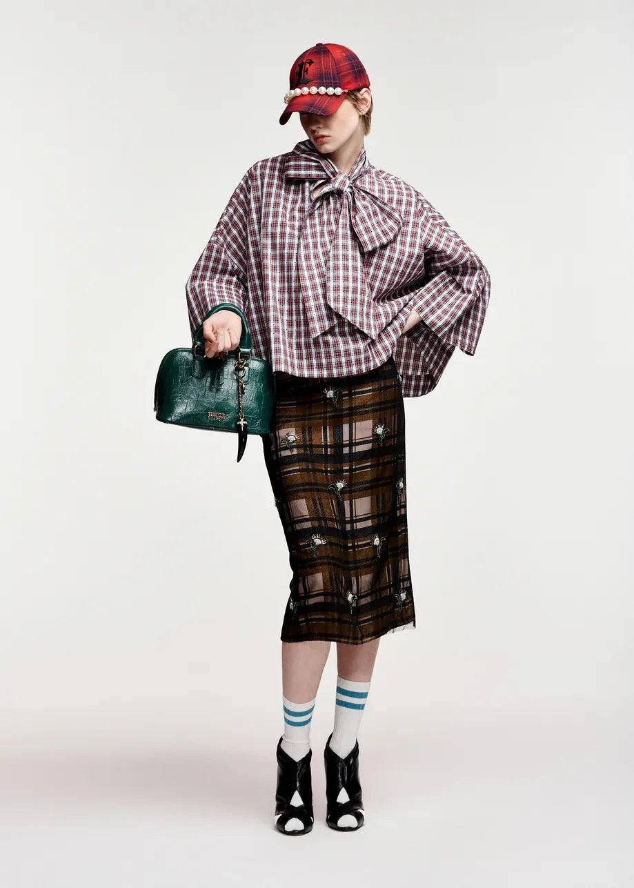 Essentiel Antwerp - Komposed Asymetrical Skirt - K1km Combo1 Khaki Mission 