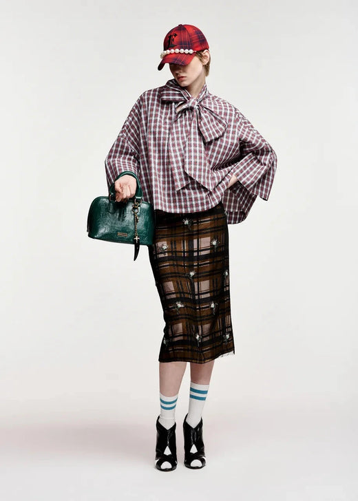 Essentiel Antwerp - Komposed Asymetrical Skirt - K1km Combo1 Khaki Mission 