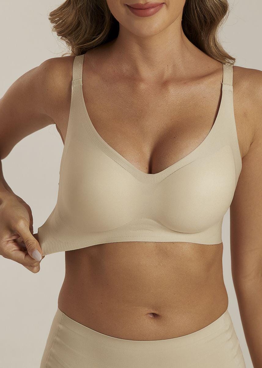 Femifemme - Airlift Push Up BøJlefri Bh - Sand BH 