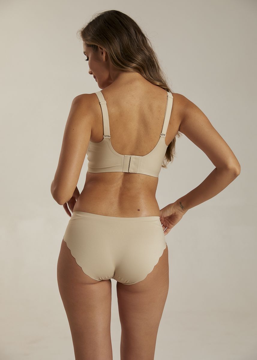 Femifemme - Flexicomfort V2. BøJlefri Bh - Sand BH 