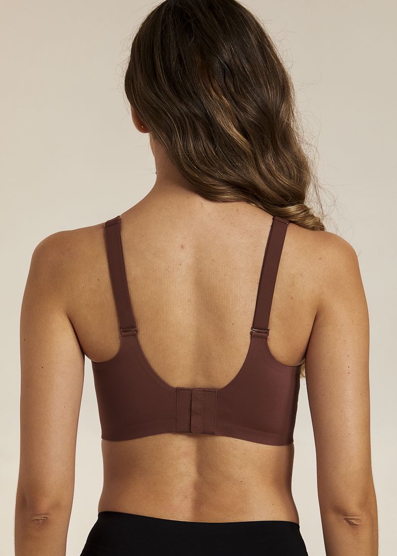 Femifemme - Softscallop Full Coverage BøJlefri Bh - Velvet Chocolate BH 