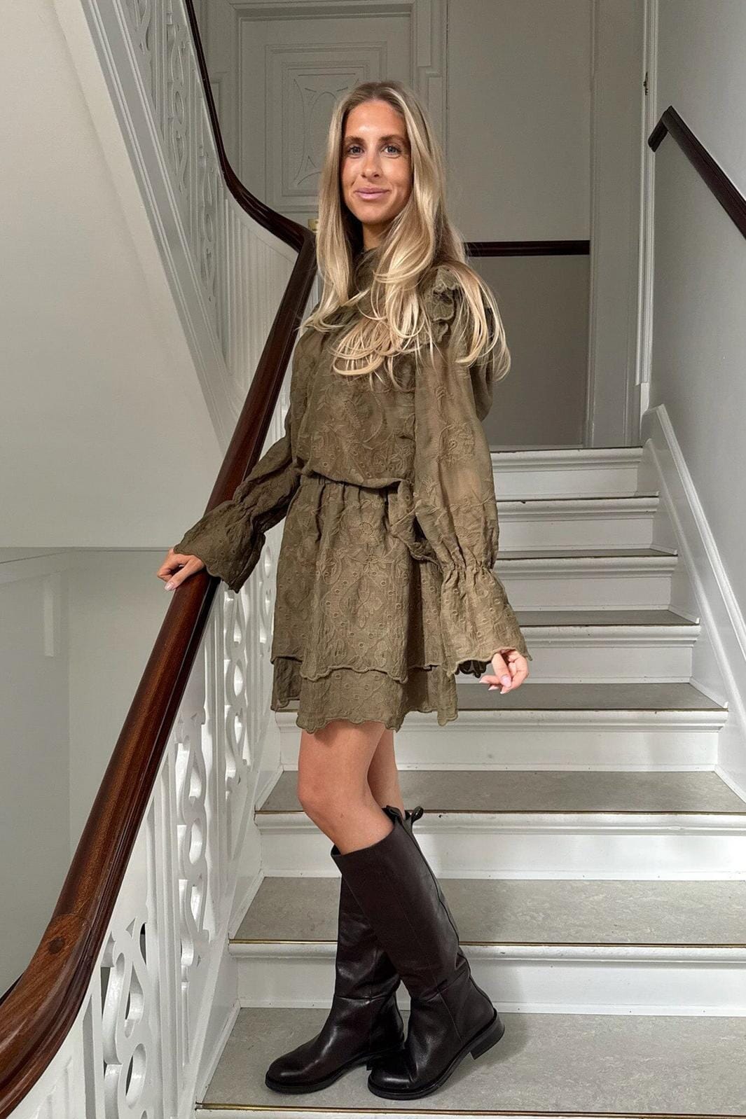 Forudbestilling - BYIC - Ellinoric Lace Shirt 2550 - Vintage Olive Skjorter 