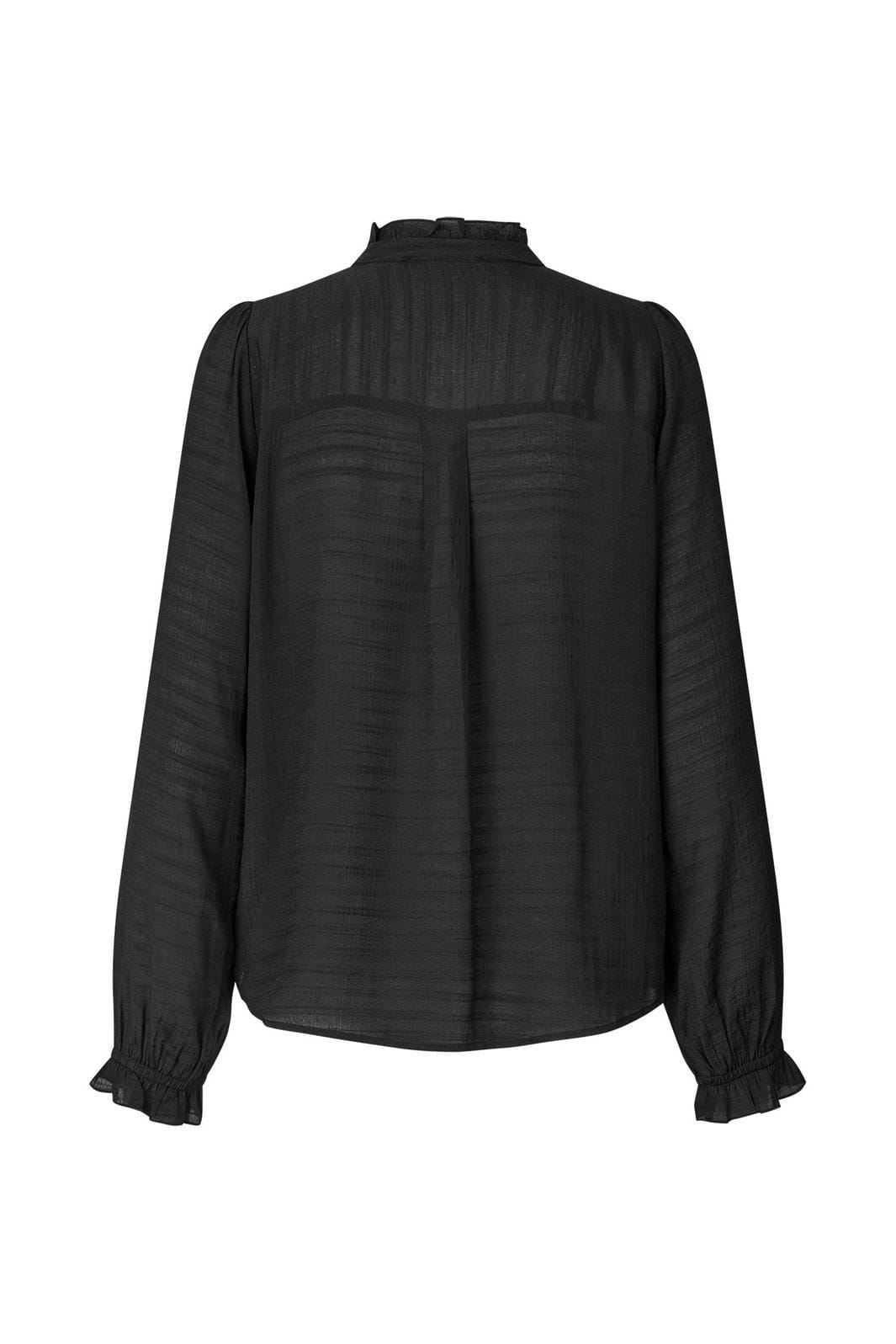 Forudbestilling - Lollys Laundry - Arielll Shirt Ls25418-1004 - 99 Black Bluser 