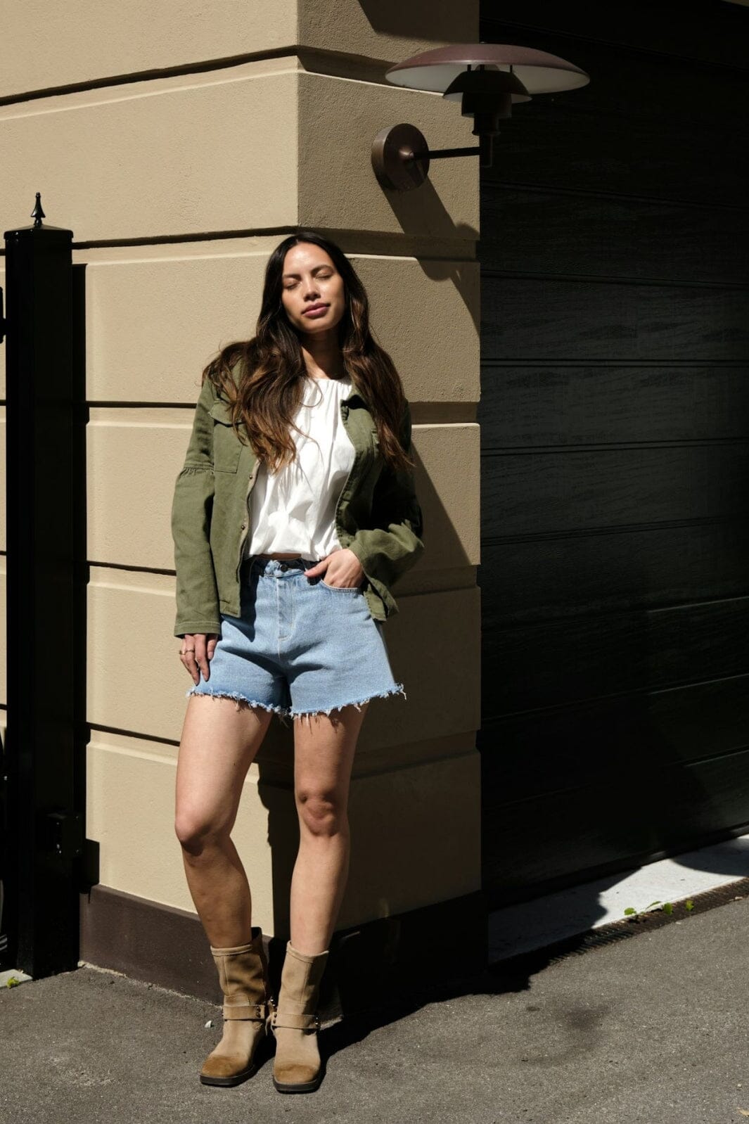 Forudbestilling - Neo Noir - Jaynor Jacket 165157 - 151 - Army Jakker 