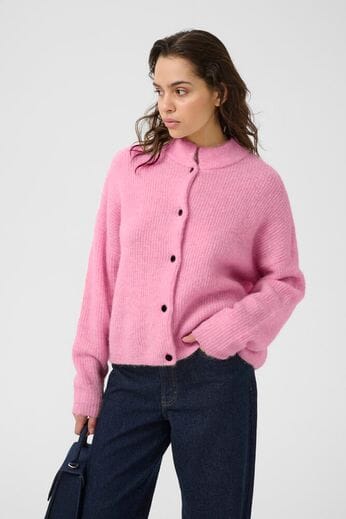 Gestuz - Alphagz Short Cardigan 10906463 - 108700 - Begonia Mélange Cardigans 
