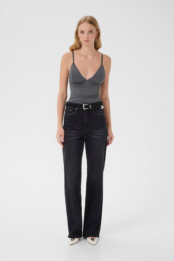 Gestuz - Camigz Top 10902514 - 190203 - Gray Pinstripe Undertøj 