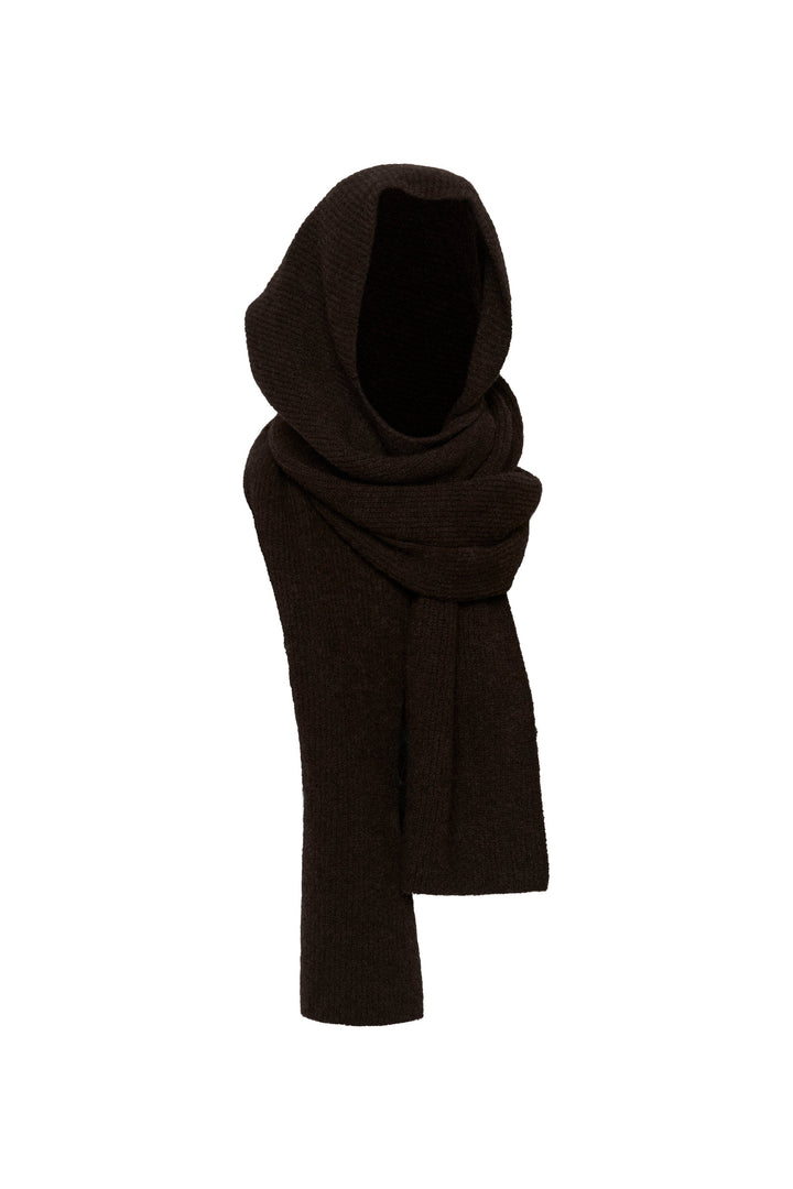 Gestuz - Gzalpha Hoodscarf 10911662 - 191018 - Ganache Tørklæder 