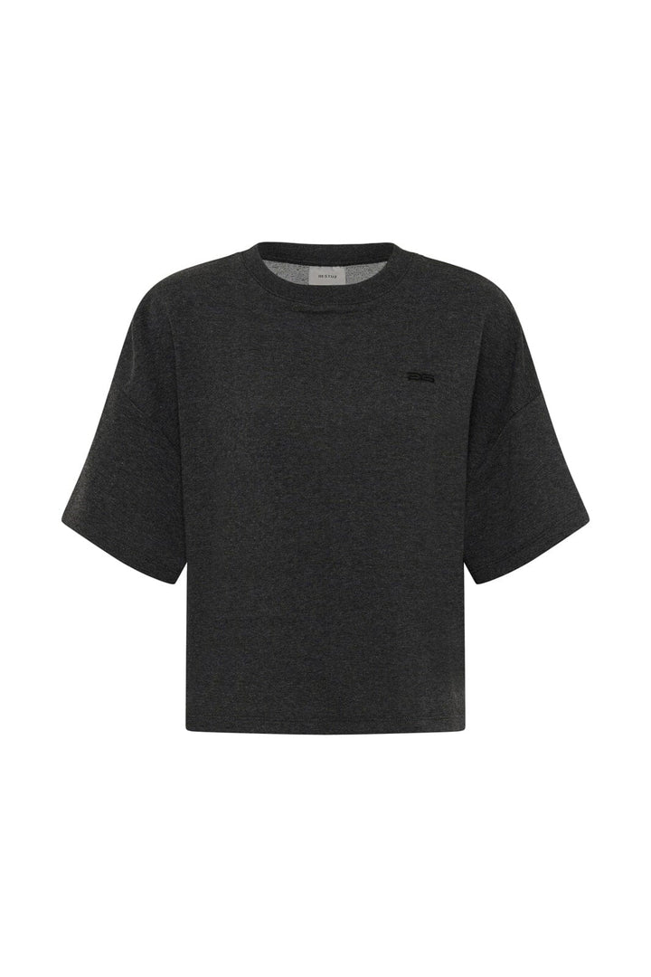 Gestuz - Gzgilsa Sweat Tee 10911090 - 109842 - Deep Grey Melange