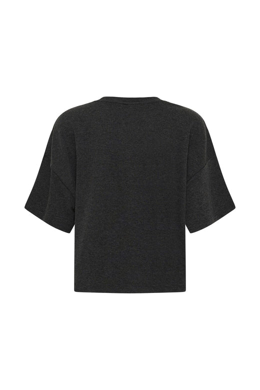 Gestuz - Gzgilsa Sweat Tee 10911090 - 109842 - Deep Grey Melange