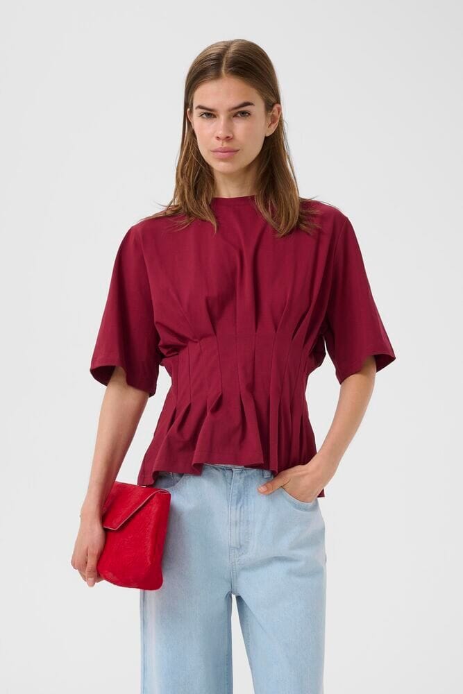 Gestuz - Gzinez Tee 10910147 - 191724 - Cabernet Bluser 
