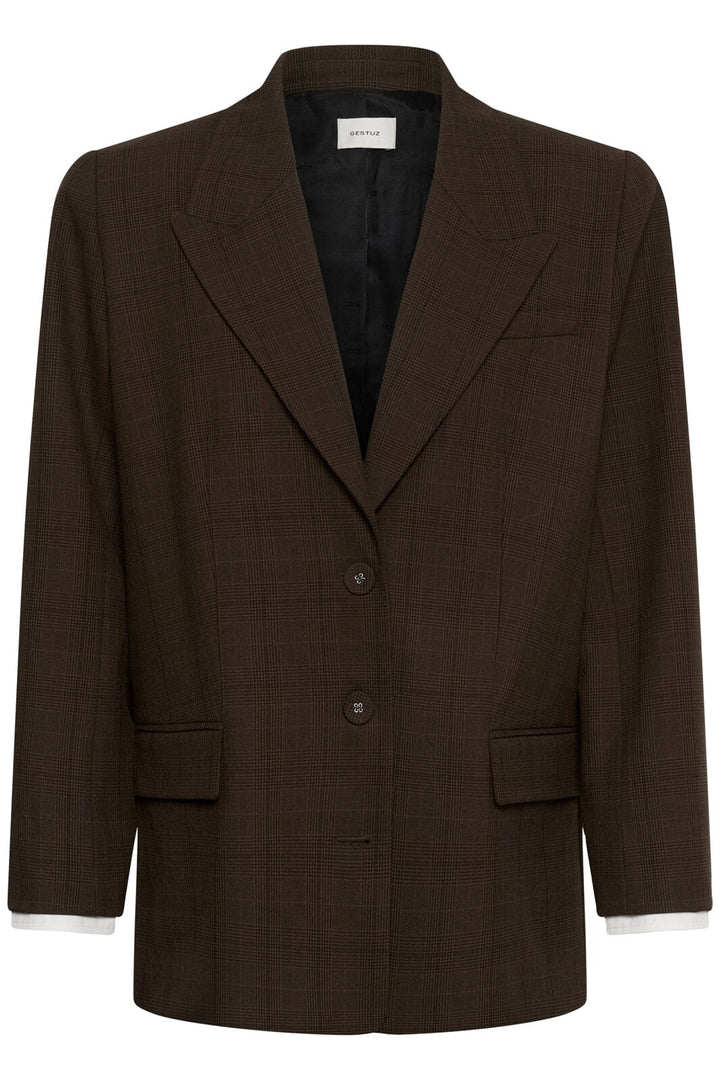 Gestuz - Gzlavana Blazer 10911435 - 109903 - Brown Check