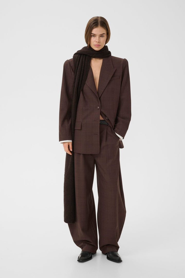 Gestuz - Gzlavana Blazer 10911435 - 109903 - Brown Check