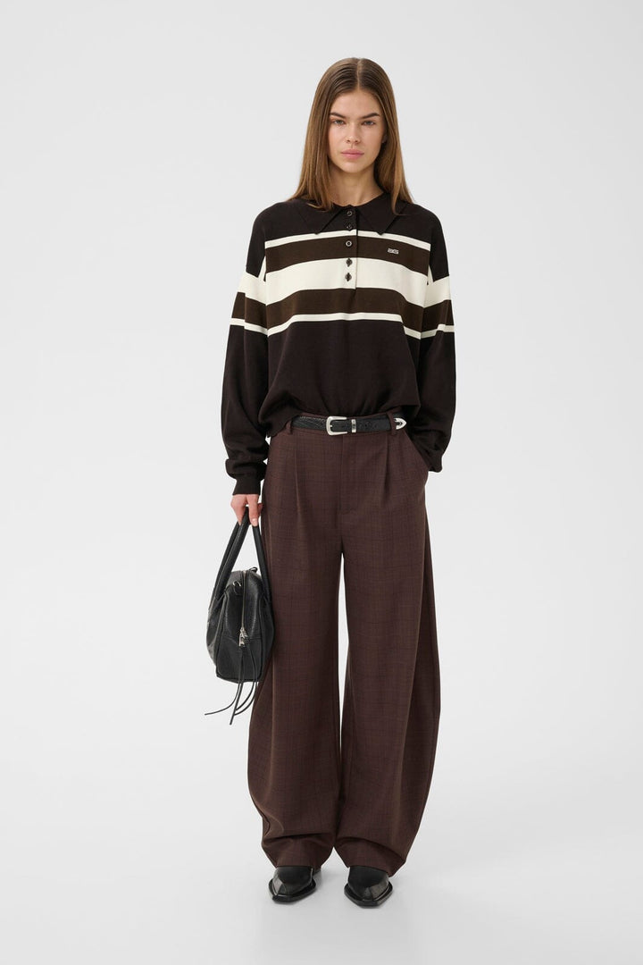 Gestuz - Gzlavana Pants 10911441 - 109903 - Brown Check