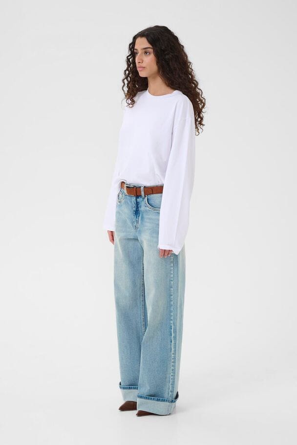 Gestuz - Gzsara Wide Jeans 10910809 - 104590 - Washed Blue Jeans 