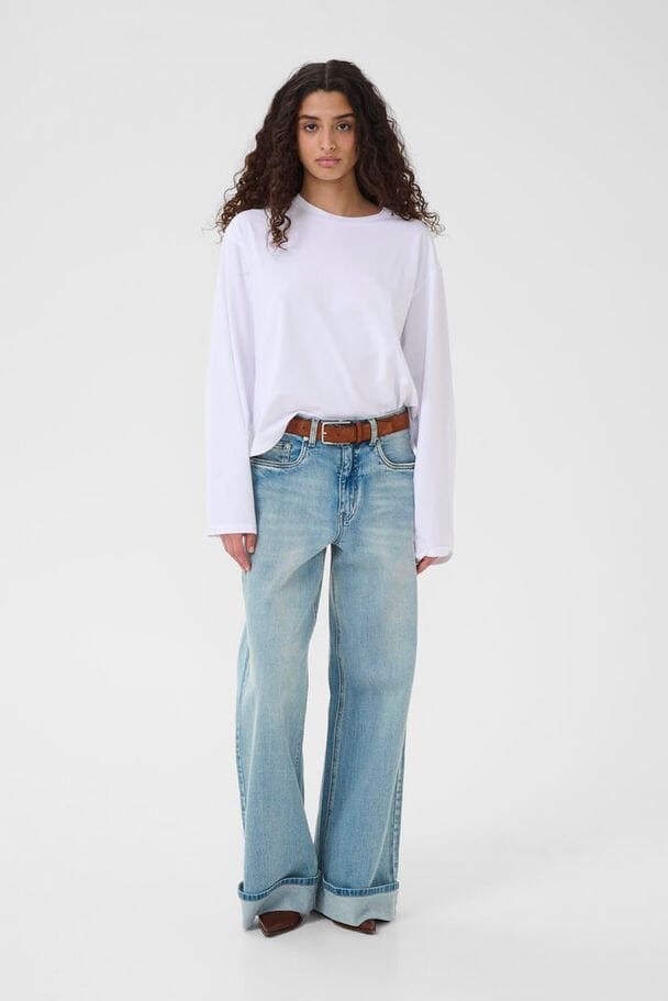 Gestuz - Gzsara Wide Jeans 10910809 - 104590 - Washed Blue Jeans 