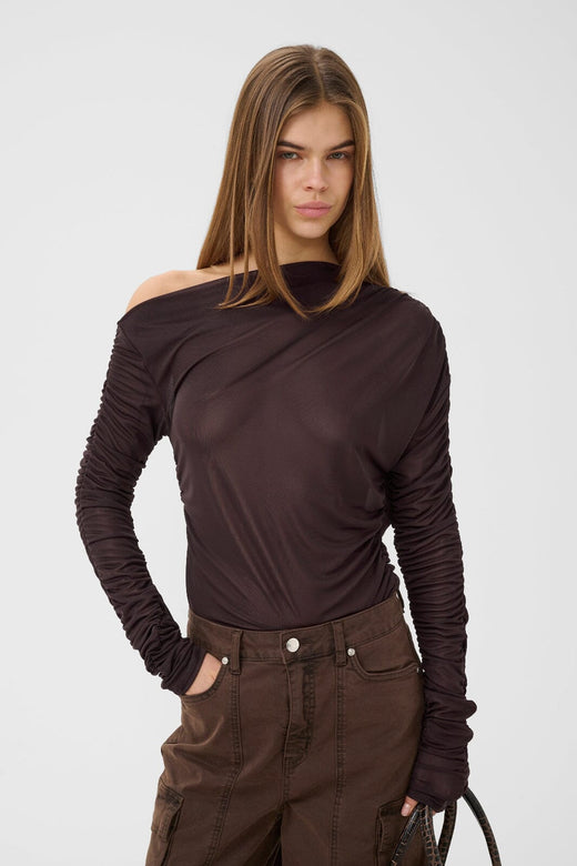 Gestuz - Gzsvedae Ls Top 10911495 - 109839 - Deep Plum Bluser 