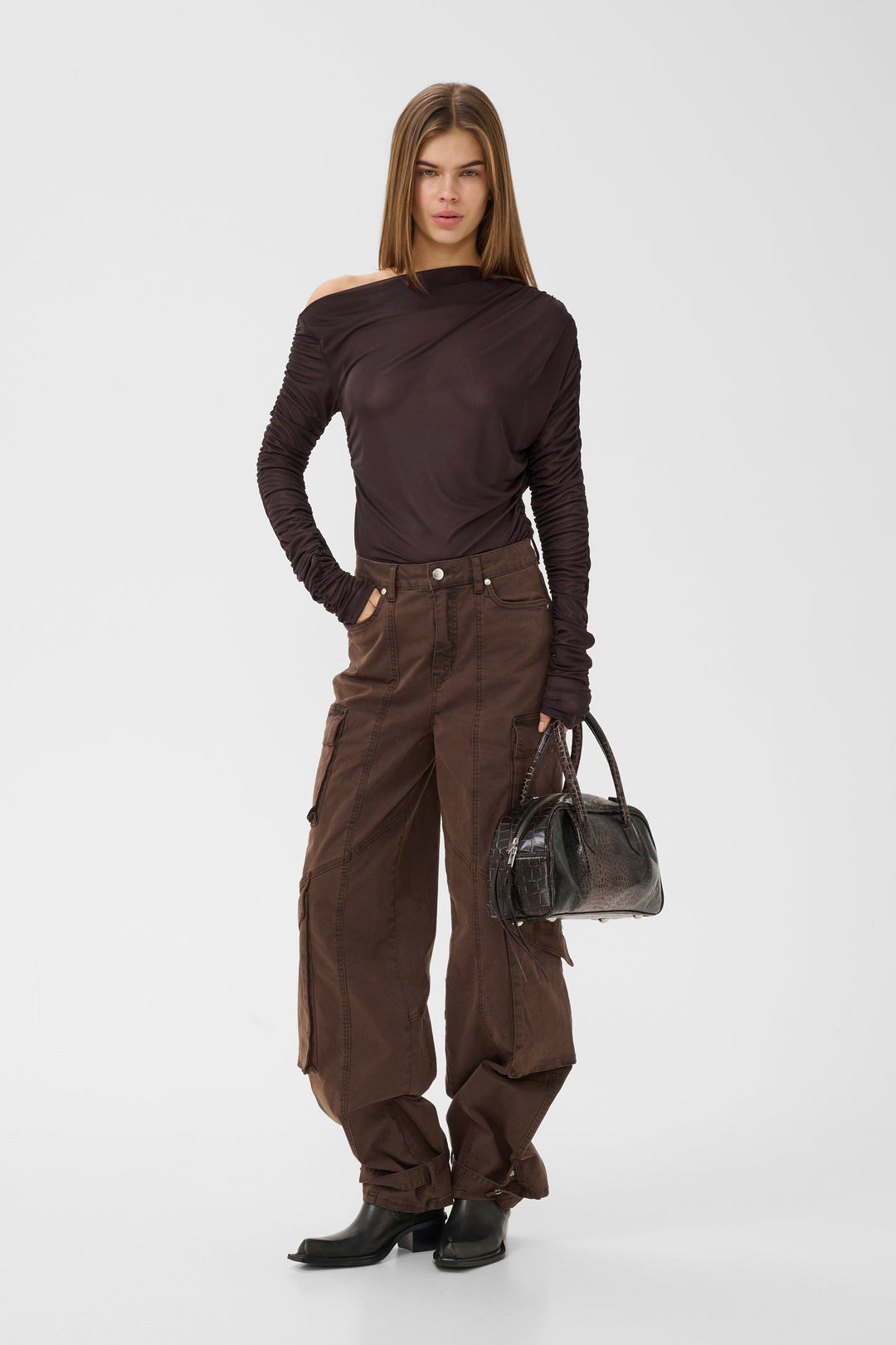 Gestuz - Gzsvedae Ls Top 10911495 - 109839 - Deep Plum Bluser 