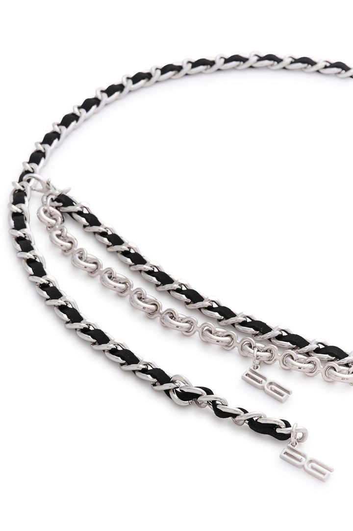 Gestuz - Gzzinnia Chain Belt 10911561 - 100008 - Silver Bælter 
