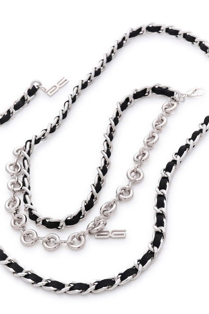 Gestuz - Gzzinnia Chain Belt 10911561 - 100008 - Silver Bælter 