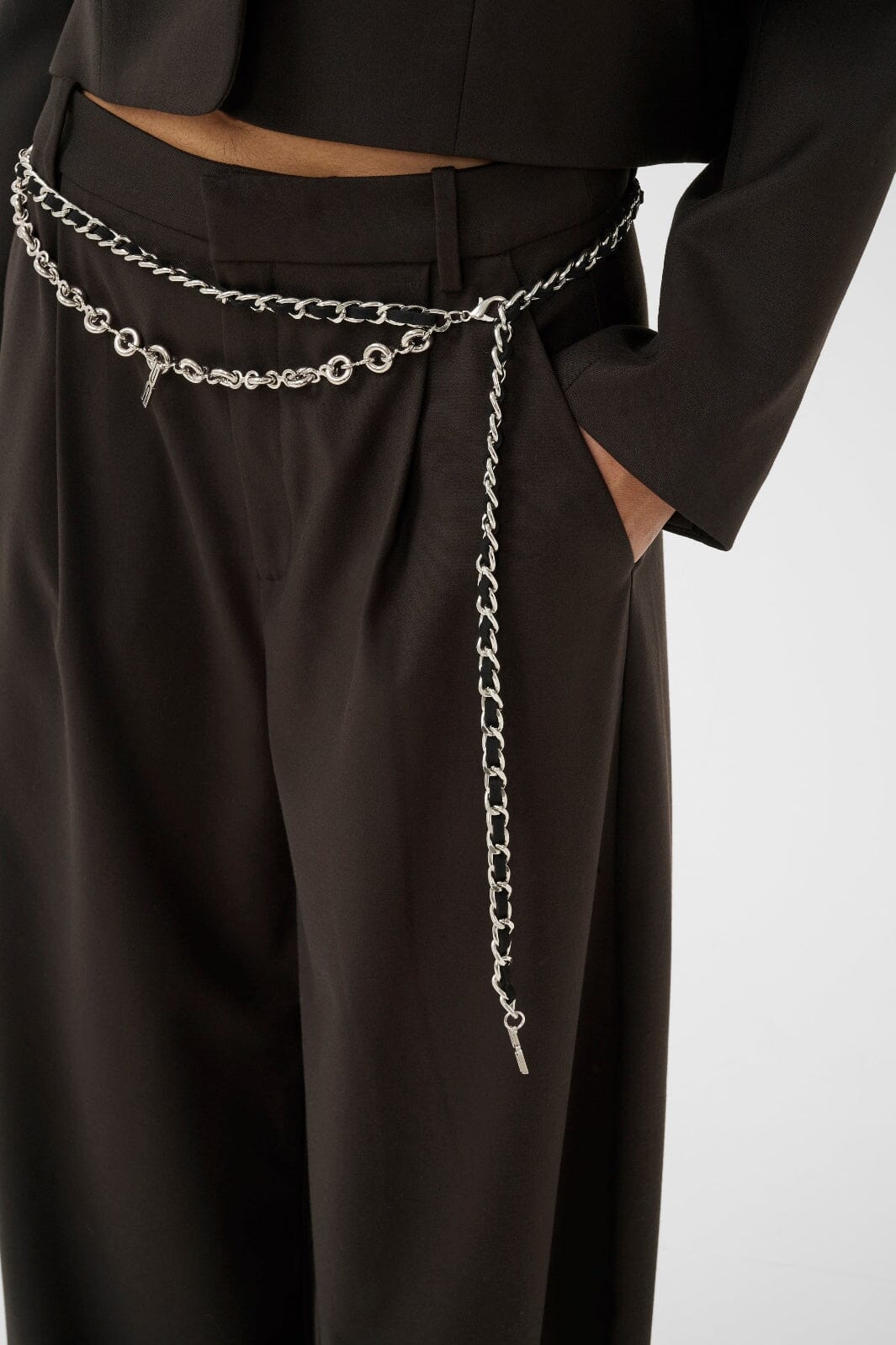 Gestuz - Gzzinnia Chain Belt 10911561 - 100008 - Silver Bælter 