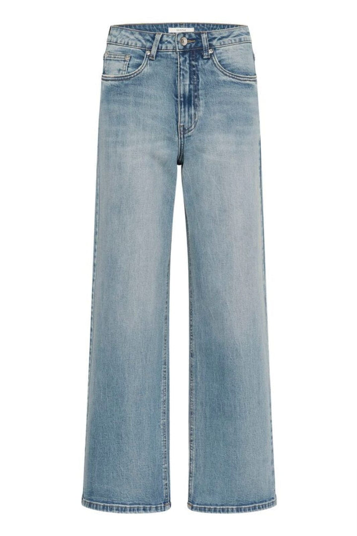 Gestuz - Gzzolani Wide Jeans 10910876 - 104590 - Washed Blue Jeans 