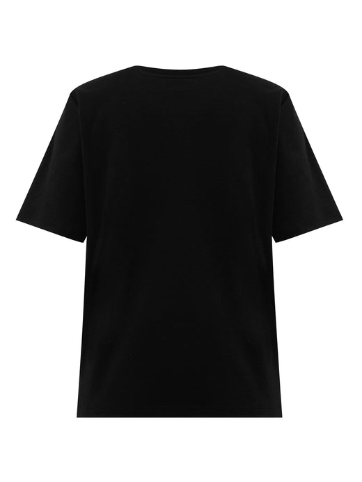 Gossia - Basgo Tee G2850 - Black / Silver Print T-shirts 
