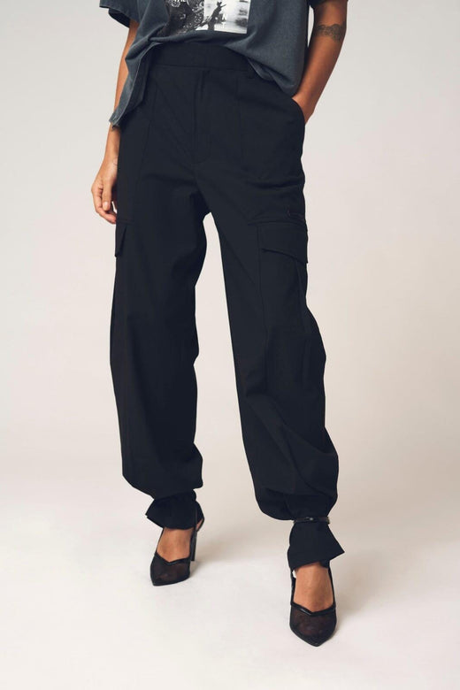 Gossia - Billiego Barrel Pants G3064 - Black Bukser 