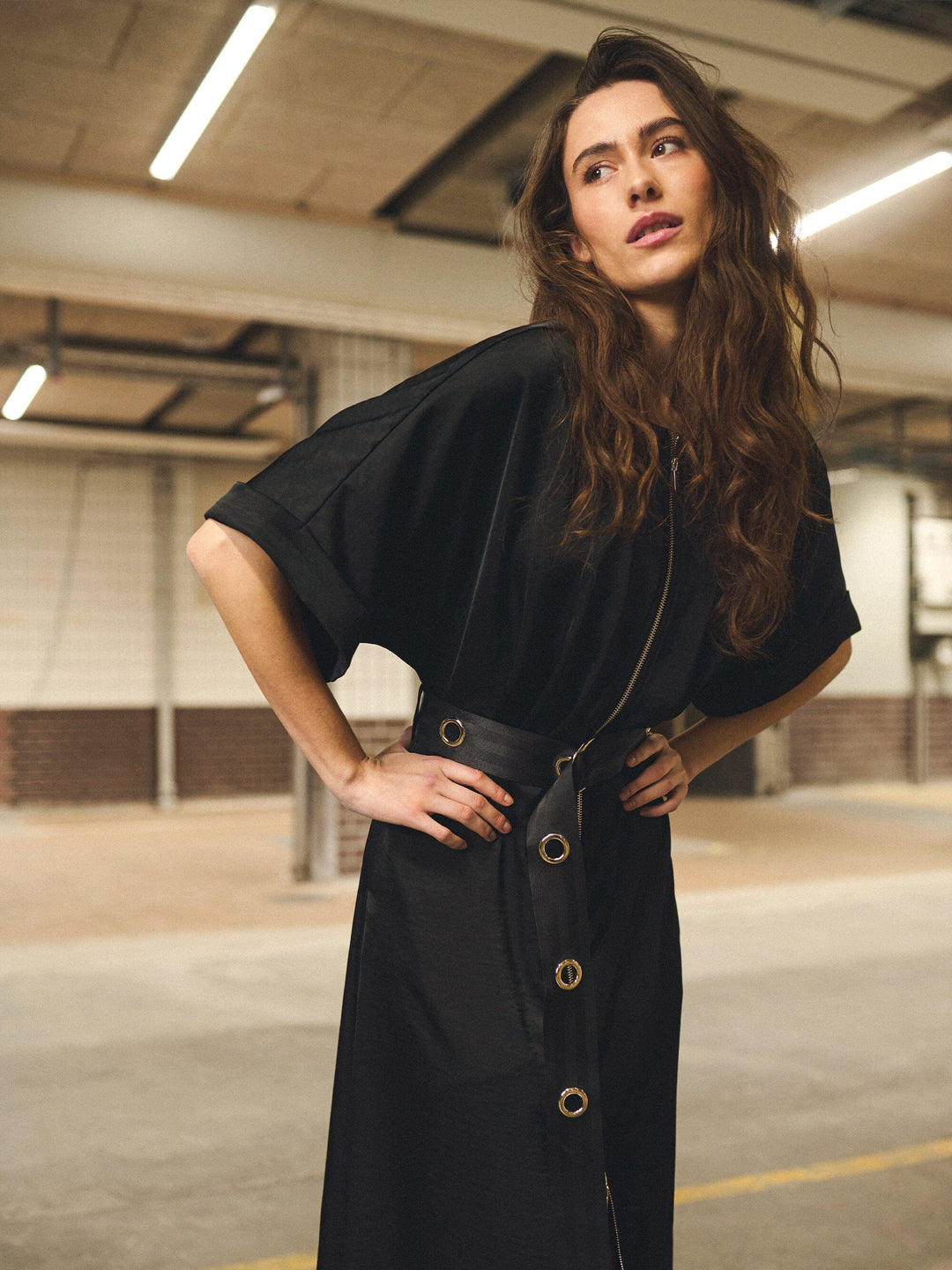 Gossia - Enago Dress G3134 - Black Kjoler 