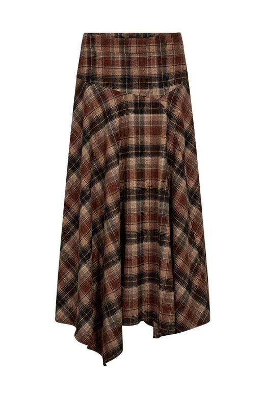 Gossia - Fleurgo Skirt G3103 - Brown Checks