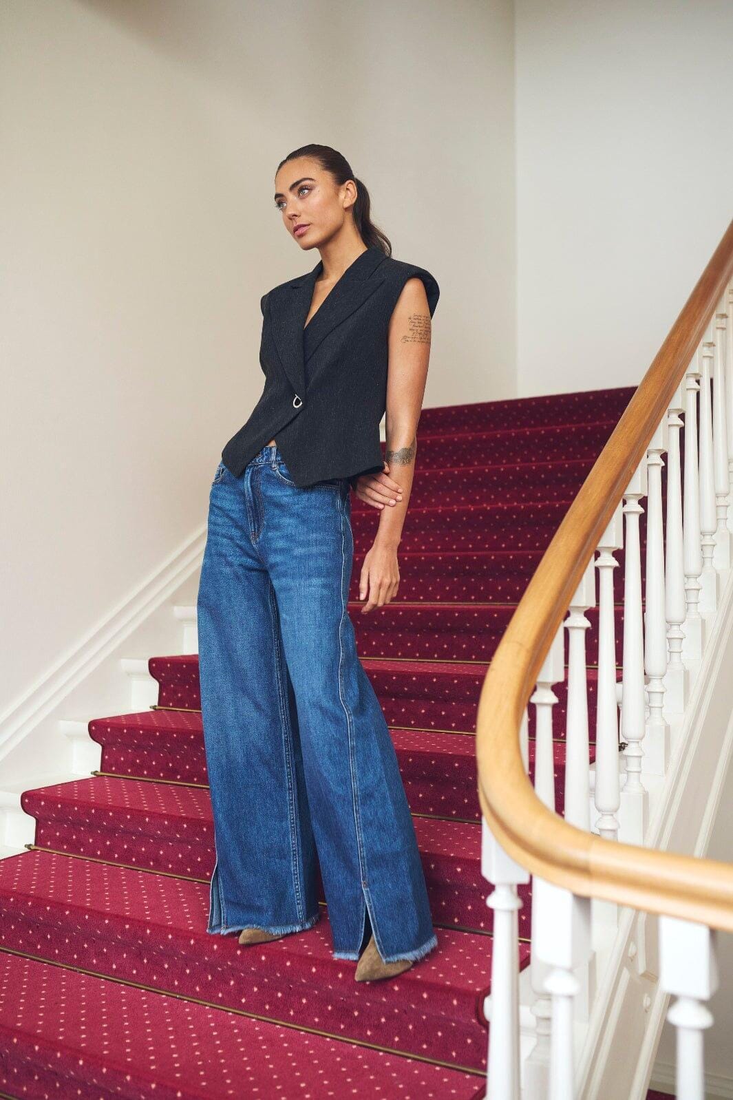 Gossia - Lizzago Jeans G3069 - Dark Blue Wash Bukser 