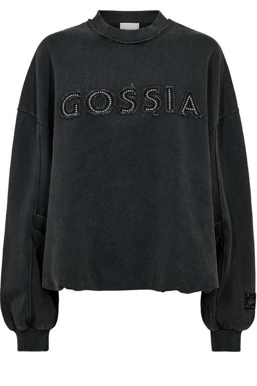 Gossia - Lyzettego Sweat G3073 - Black Washed Sweatshirts 