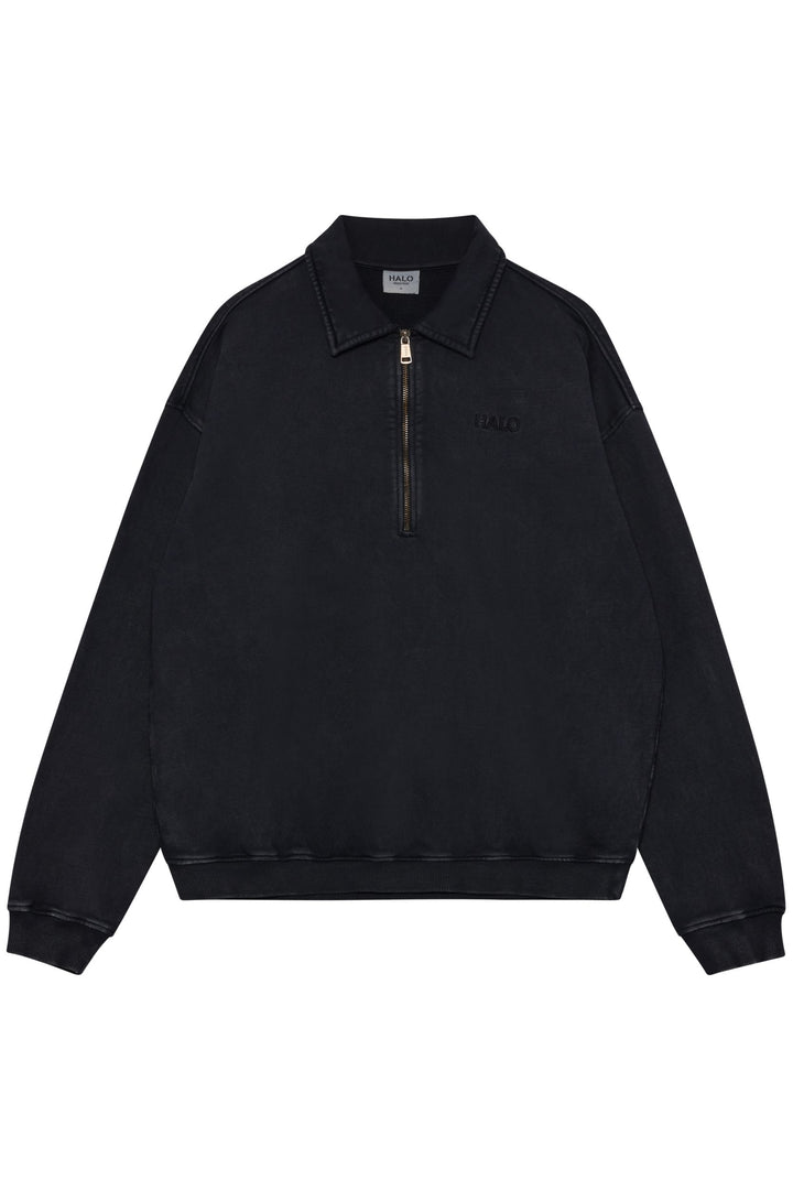 Halo - Boxy Polo Sweat 234449 - 2001 - Black Skjorter 