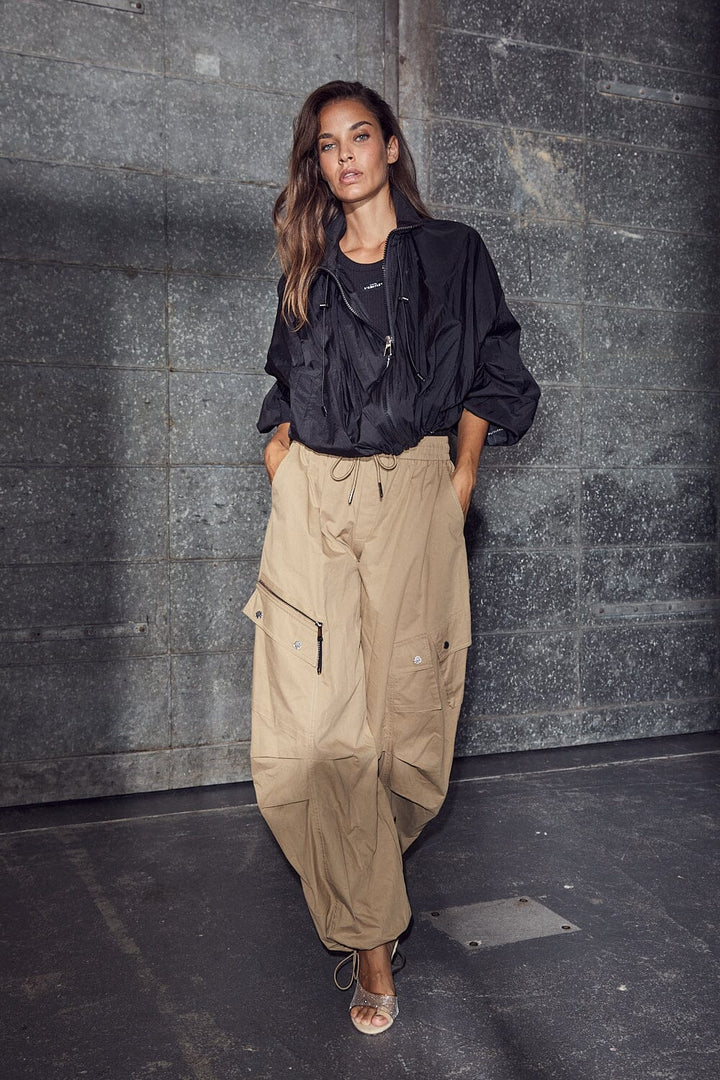 Haute L'Amitié - Air Zip Pant Hl11033 - Walnut Bukser 
