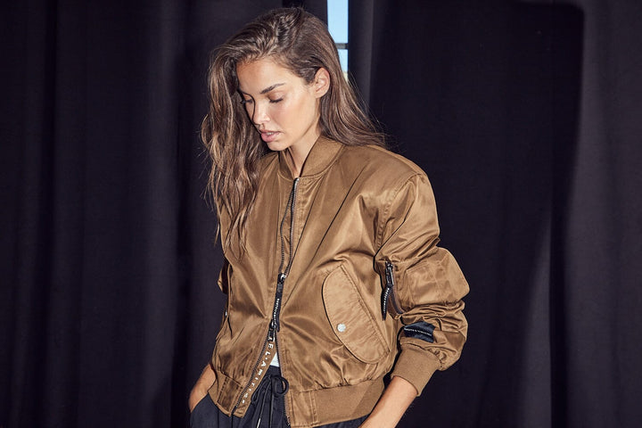 Haute L'Amitié - Bailey Crop Bomber Hl11094 - Tobacco Jakker 